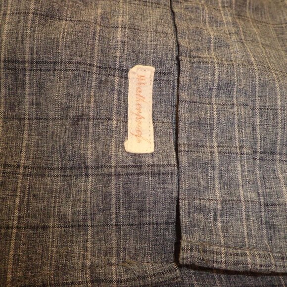 NEW Original Weatherproof Vintage Men's Button Down Shirt L/G Blue Plaid - Picture 8 of 15